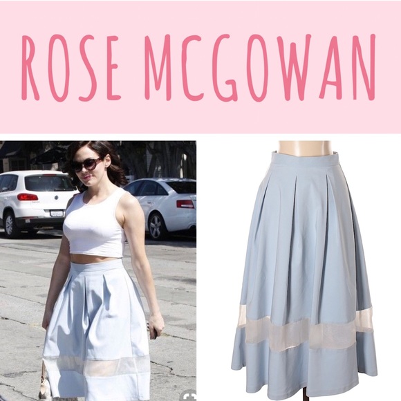 Topshop Dresses & Skirts - Topshop Skirt as seen on Rose McGowan Mesh A Line